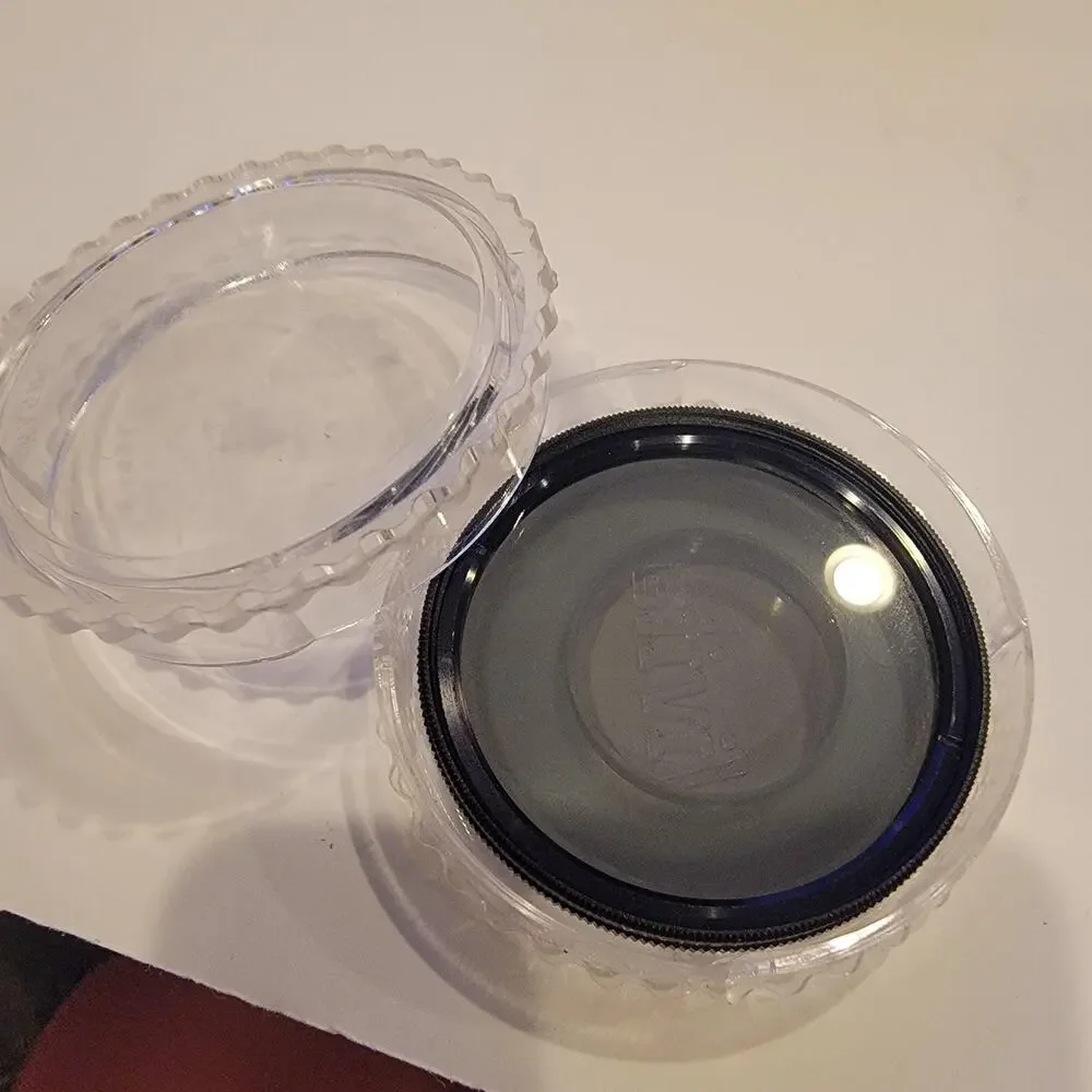 Vivitar 49mm Polarizing Filter Black Camera Lens CPL Non-Reflex Japan Photo